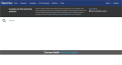 Desktop Screenshot of electrika.com